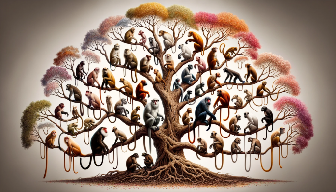Family tree of primates.png